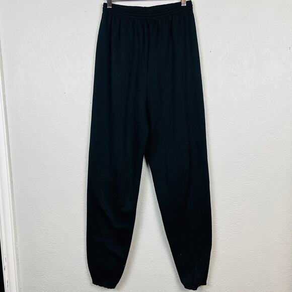 Tultex Sweatsuit Sweatshirt Sweatpants Set Black 90s / early Y2K - M/L - Picture 5 of 8